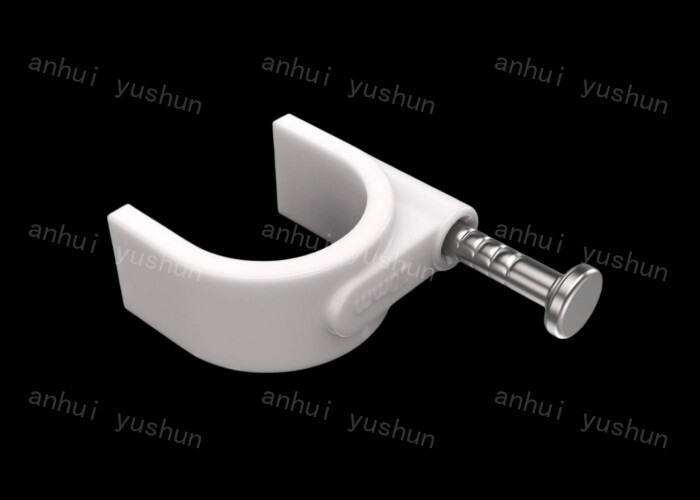 4mm-25mm Diameter Plastic Cable Clips - Circle Or Flat - Easy Cable Management