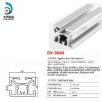 Industrial Aluminum Alloy Profile Dy-3040 Frame Support Assembly Line
