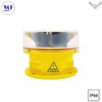 80m/s 360° LED Aviation Obstruction Light IP66 Waterproof For Wind Turbine