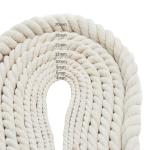 100% Cotton Mutilcolor 2mm Twisted Natural Macrame Rope for Multipurpose