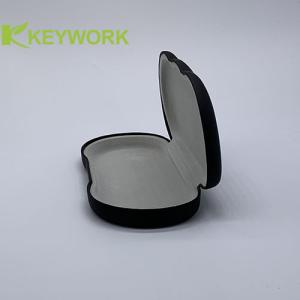 Wholesale Clip Ons Slim Hard Shell Ultra Light Flat Glasses Storage Box Compression Resistant Black from china suppliers