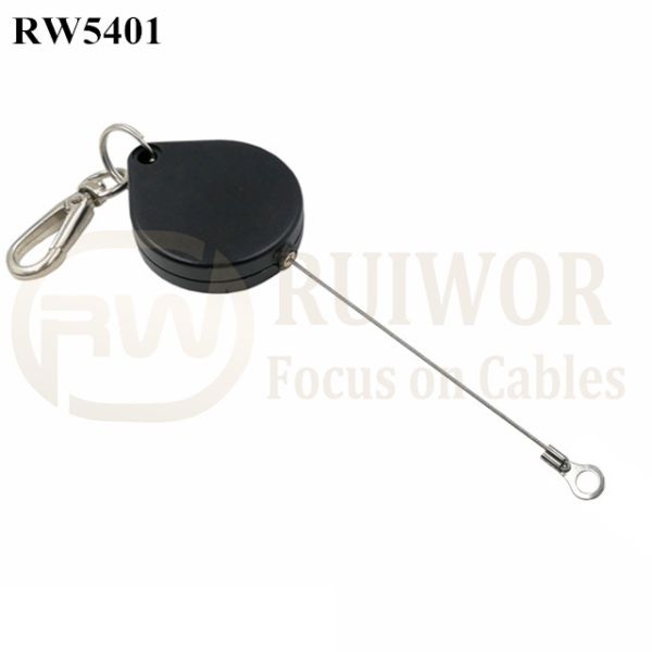 RW5401 Heart-Shaped Security Pull Box With Ring Terminal Inner Hole 3mm 4mm 5mm For Option