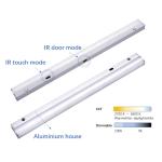 300mm Undermount LED Cabinet Lights Aluminum Infrared Induction