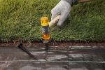 6 x 33 feet Sheet Woven Weed Control Fabric - Stabilized Black Heavy Duty 3 oz