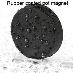 Wholesale Corrosion Resistant Pot Magnet with Rubber Coated with Strong Pull Force from china suppliers