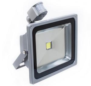 Wholesale PIR Motion Sensor Outdoor LED Flood Light 50W 100LM / W High Lumen from china suppliers