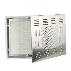 China Powder Coating Hepa Filter Unit H14 HEPA With SUS304 Air Diffuser on sale