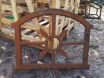 Waterpfoof Antique Cast Iron Windows In Old Brids Building In Old Garden