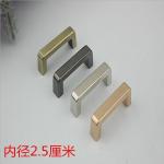 Metal fitting bag hardware 25 mm inner size gunmetal color zinc alloy arch