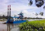 Solid Sand 400CBM/H Hydraulic Dredging Equipment Depth 11m