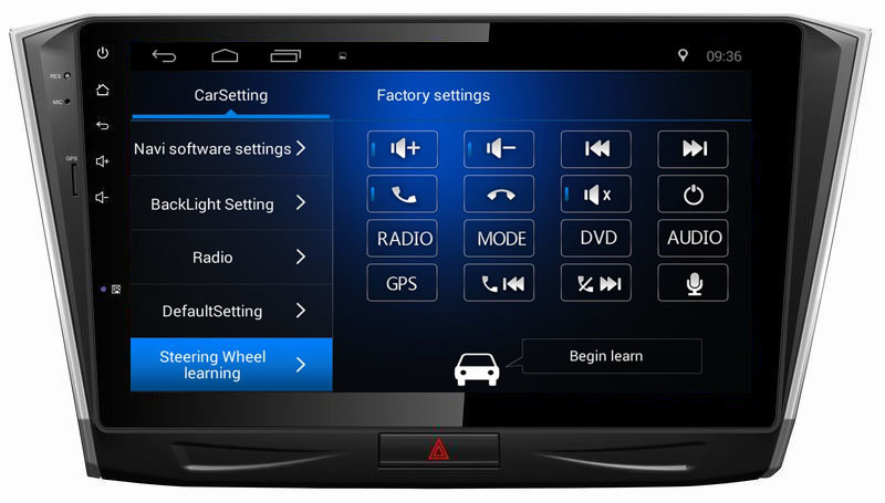 Ouchuangbo 10.1 inch car radio head unit gps navi android 8.1 for Volkswagen Passat 2015 with Bluetooth USB SWC wifi