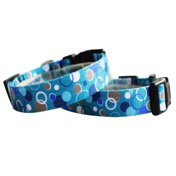 C606 Wholesale Luxury Pattern Adjustable Floral Nylon Decorative Dog Products