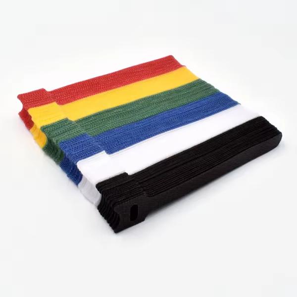 Customized Hook And Loop Cable Ties Self Locking Reusable Velcro Cable Ties Adjustable