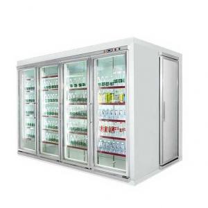 Wholesale Commercial Beverage Cooler , Glass Door Display Cold Room For Beverage from china suppliers