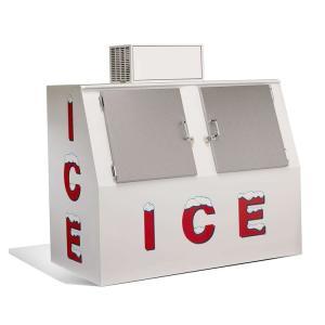 Wholesale Fan Cooling Single Solid Door Ice Storage Bin Ice Merchandiser from china suppliers