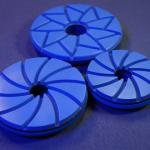 A-Grade Snail Lock Edge Diamond Polishing Pad For Customized Colors Granite