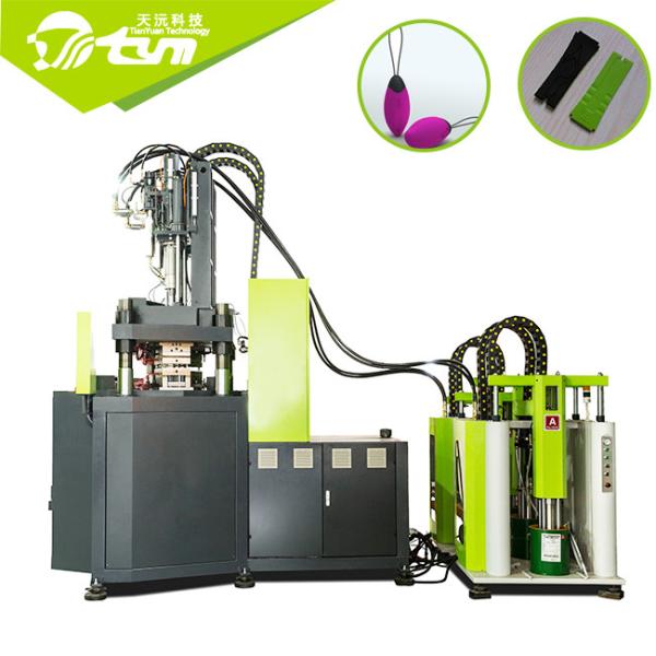 Double Material / Color Silicone Wristband Machine , 240T Double Injection