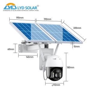 Wholesale Image Sensor Security 4G CCTV Solar Camera CMOS from china suppliers