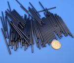 Black Polished Zirconia Ceramic Roller High Strength Electrical Insulation