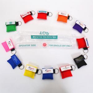 China First Aid Emergency Cpr Face Shield Keychain Mask Cpr Medical Supplies on sale