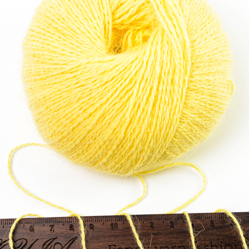 Colorful Mink Crochet Knitting Yarn Soft Long Hair Weaving Wool Yarn