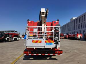 Wholesale DG20 Aerial Platform Ladder Pumper Fire Truck 8400×2530×3780MM 257KW from china suppliers