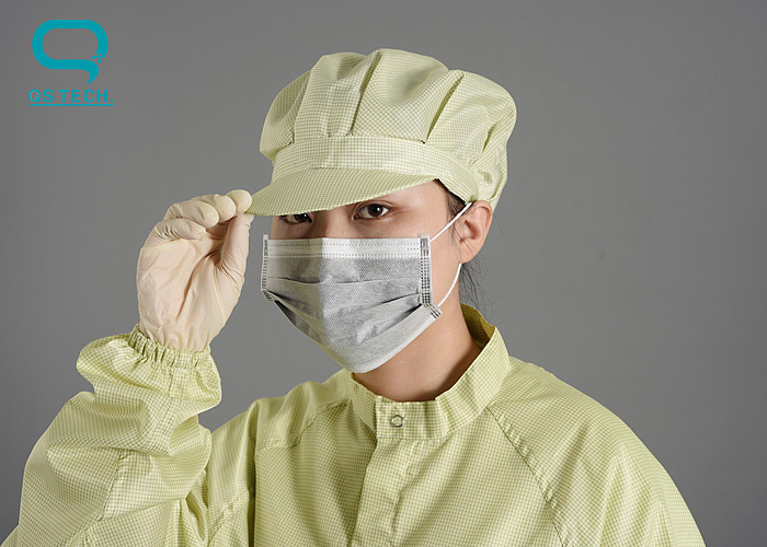 Industrial Cleanroom ESD Smock For Static Contamination Control Size M - 4XL