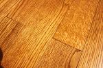 Red oak solid hardwood flooring, smooth surface with color butter rum
