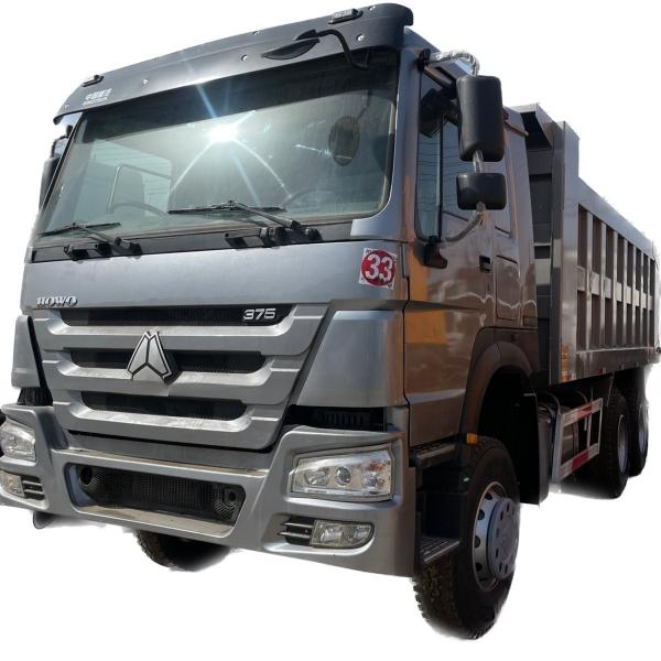 375 Howo Used Dump Truck Right Hand Drive Heavy Truck with Automatic Air