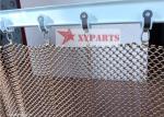 1.2 MM Aluminum Alloy Metal Mesh Curtain Metal Coil Drapery For Concert Hall