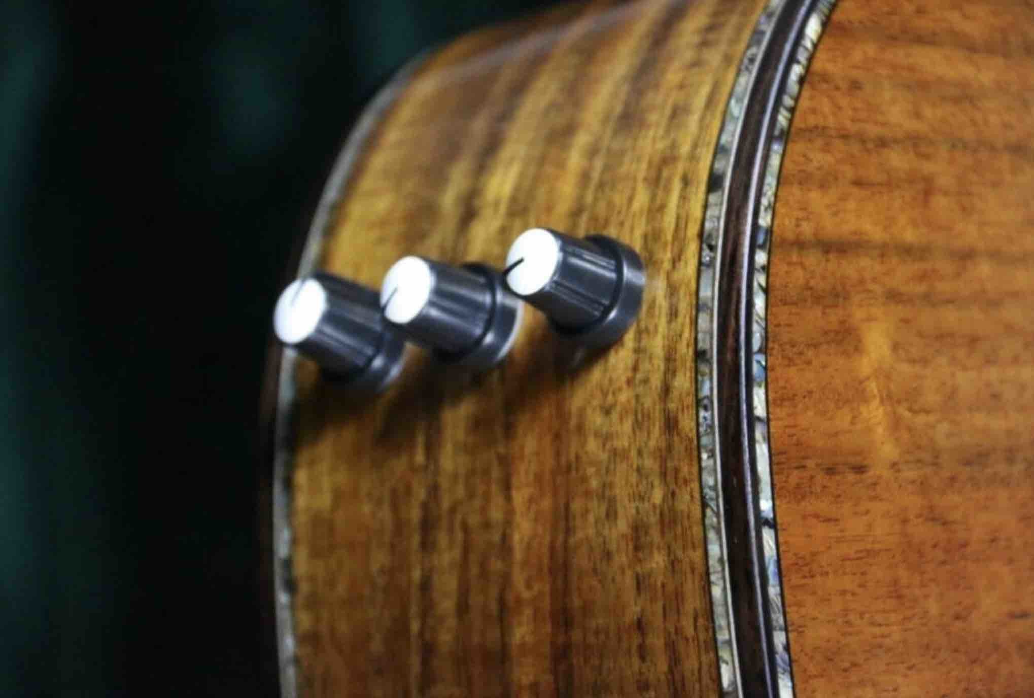 Grand Luxury Acoustic Guitar Full Solid AAA Koa Top & Back Side Real Abalone Inlay Ebony Fingerboard One Piece Wood Neck