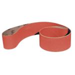 Ceramic Alumina Y-Wt Sanding Belts Cool Grinding Metal Polyester Cloth Red