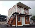 Galvanized Steel Frame Detachable House 2022 Design Living Homes for White/Gray
