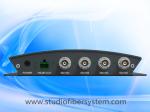 compact 4channel broadcast 3GSDI over 1 singlemode fiber optic extender to 20