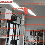 6m pneumatic telescopic mast lighting tower 4x180W LED lights- fire tender