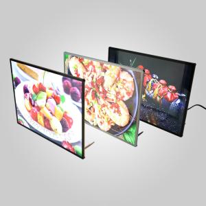 Wholesale Customized Design LED Advertising Light Box Square Shape For Food Display from china suppliers