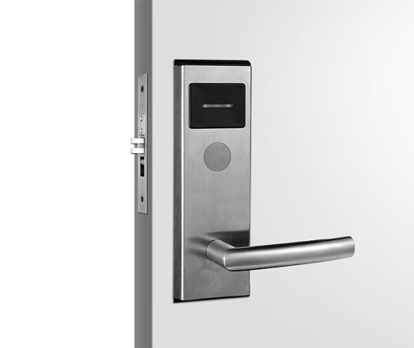 Quality Stainless Steel Electronic RFID Hotel Lock With ProUSB Lock System for sale