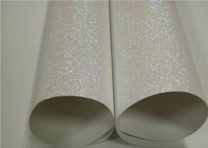 Wholesale Waterproof Wrapping Double Sided Glitter Paper Rainbow White Color For Children Handmade from china suppliers
