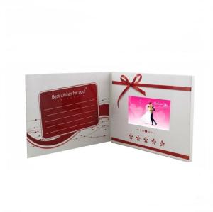 Wholesale Rechargeable Video Birthday Cards , Custom Brochure With Video Screen from china suppliers