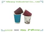 Hot Disposable Paper Cups Food Grade Logo Ptinting Single Or Double Wall