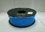 ABS Blue Fluorescent Filament , 1.75mm / 3.0mm 3D Printer Filament 1kg / Spool