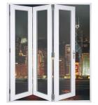 Accordion Bathroom Plastic Sliding Pvc Folding Door Anodized