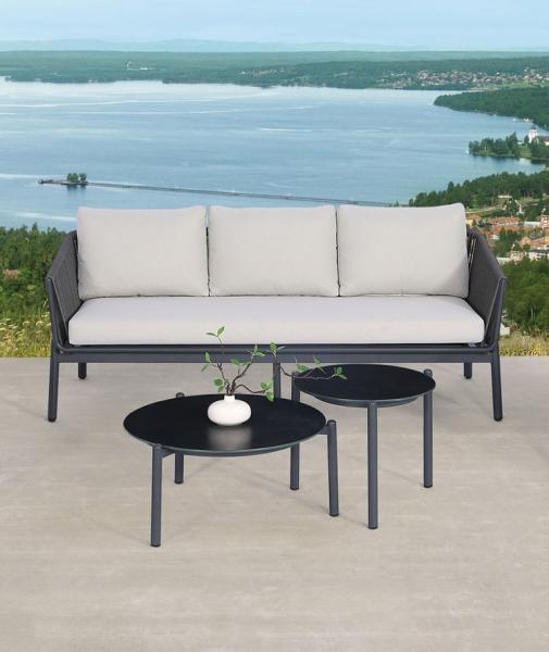 Modern Environmental PE Rattan Patio Garden Aluminum Sofa And Table Set For