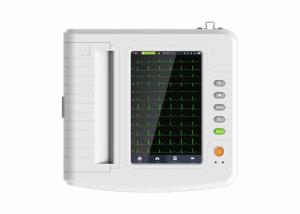 China 90V To 240V 12 Leads Touch Panel ECG EKG Machine For Medical Office on sale
