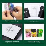 Child Resistant Mylar Bags FCC Certified Child-Proof Packaging Airtight Moisture