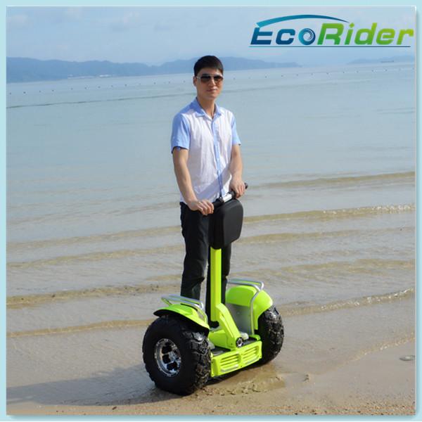 Apple Green Lithium Battery Electric Scooter 2 Wheel / Standing Up Electric