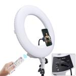 3200K-5500K Bi Color Cordless Ring Light Battery Operated 48W Makeup Circle