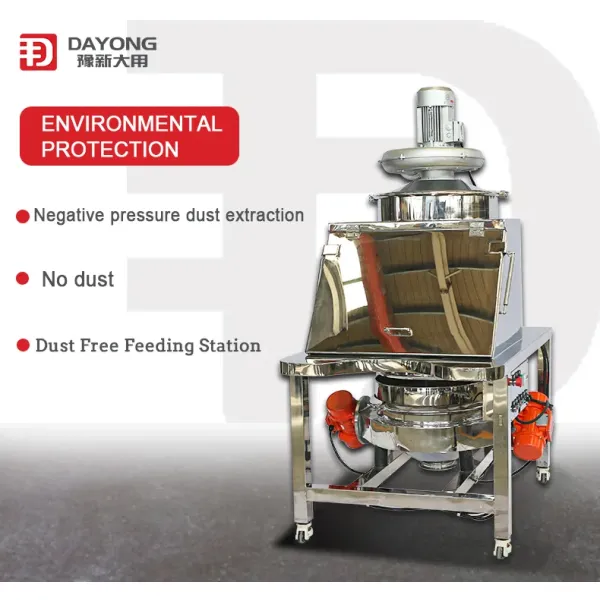 304SS Big Bag Dumping Station Ceramic Powder Bag Dumper Low Noisy