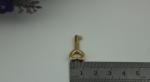 Luxury heart shape decorative light gold wedding padlock for purse