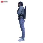 700nits 26000mA Lcd Walking Mobile Billboard 22 Inch